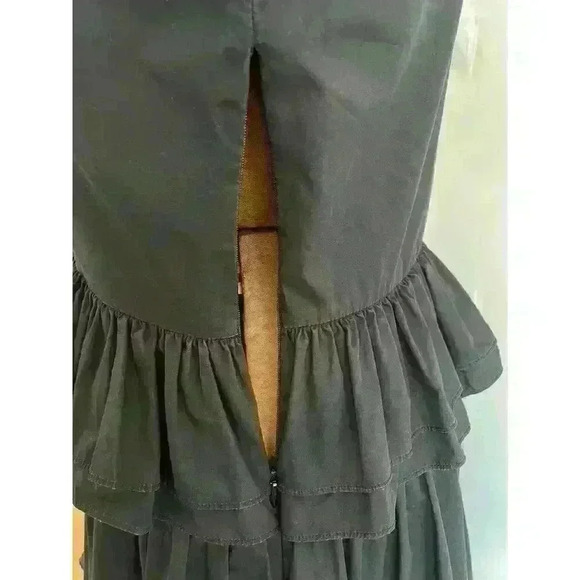 Ava & Lu Sz XS High Neck Dress Black Cotton WhimsyGoth Costume Halloween - Picture 9 of 14